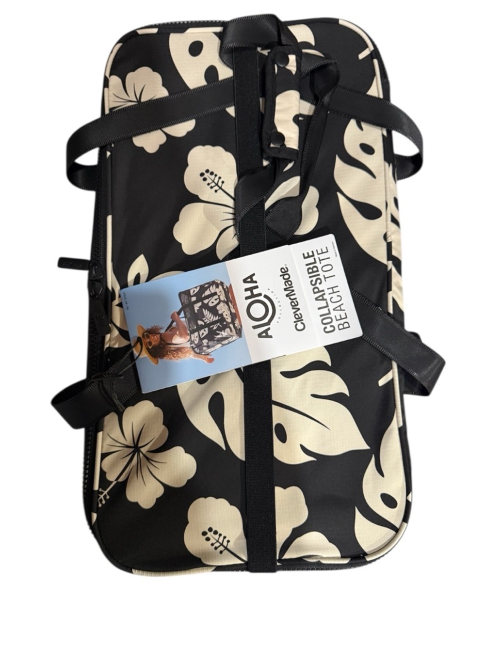 Aloha Collection Collapsible Beach Tote